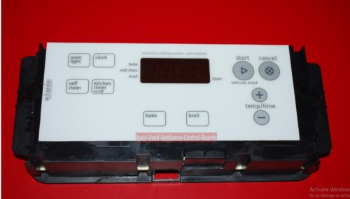 Part # W10236239 Maytag Oven Electronic Control Board (used overlay, fair - White)