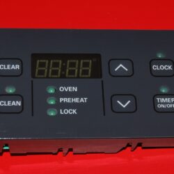Part # 316101001 Frigidaire Oven Control Board And Clock (used, overlay fair - Dark Gray)