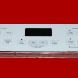GE Oven Control Board - Part # 164D8450G173 | WB27X45466 (overlay excellent - White)