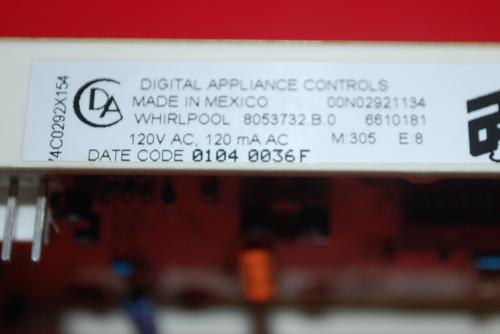 Part # 6610181 - Whirlpool Oven Control Board (used, very good - Bisque)
