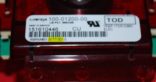 Part # WP31771301 | 31771301 | Amana Gas Oven Control Board (overlay fair - White)