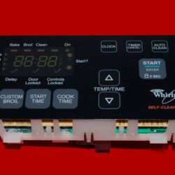 Part # WP6610456 | 6610453 | 9760300 | Whirlpool Oven Control Board (overlay good - Black)