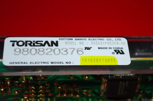 GE Oven Control Board 191D2037G003 | WB50T10058 | OEM Used Tested (overlay good - White)
