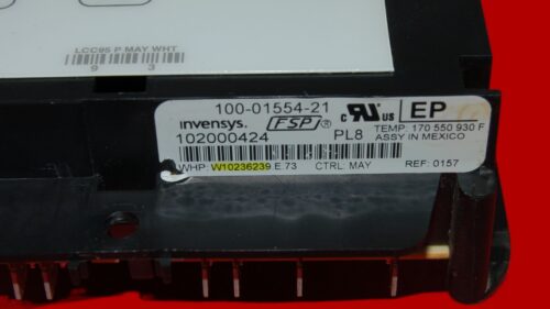 Part # WPW10476673 | W10236239 | Whirlpool Oven Control Board (overlay fair - White)