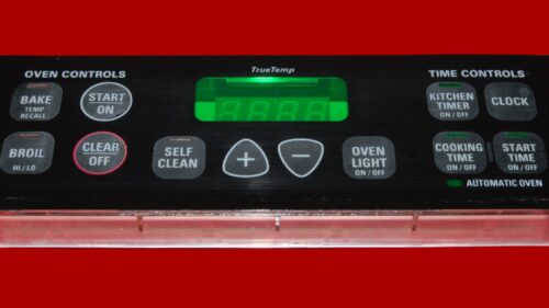 GE Oven Control Board - 183D9934P002 | WB27K10210 (overlay fair - Black)