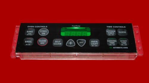 GE Gas Oven Control Board 183D9934P002 | WB27K10210 | OEM Used Tested (overlay fair - Black)