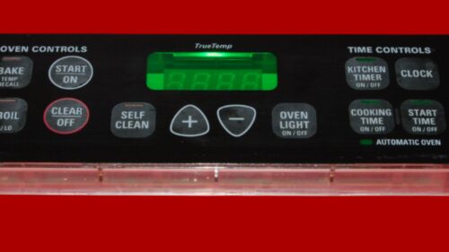 GE Gas Oven Control Board 183D9934P002 | WB27K10210 | OEM Used Tested (overlay fair - Black)