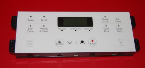 Part # 316630004 Frigidaire Oven Electronic Control Board And Clock (used, overlay fair - White)