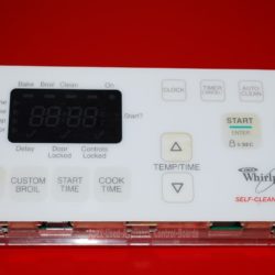 Part # 9761113 Whirlpool Oven Electronic Control Board (used, overlay fair)