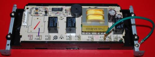 Part # 191D1001P010 - GE Gas Oven Control Board (used, overlay fair - Black )