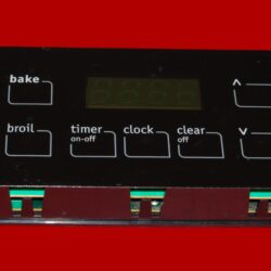 Part # 5304518660 | 316455400 | Frigidaire Oven Control Board (overlay fair - Black)