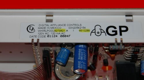 Part # 6610288 | 8273821 | Whirlpool Gas Oven Control Board (overlay fair - Bisque)