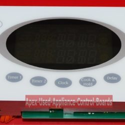 Part # 8507P301-60 Maytag Oven Electronic Control Board And Clock (used, overlay good - White)