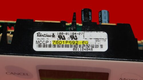 Maytag Oven Control Board 7601P692-60 | OEM Used Tested (overlay good - Bisque)