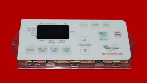 Whirlpool Gas Oven Control Board 9761113 | 6610450 | OEM Used Tested (overlay fair - White)