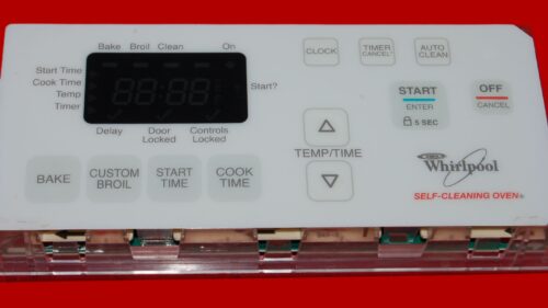 Whirlpool Gas Oven Control Board 9761113 | 6610450 | OEM Used Tested (overlay fair - White)