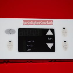 Part # 7601P616-60, 74005169 Maytag Oven Electronic Control Board And Clock (used, overlay very good)