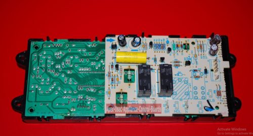 Part # 7601P616-60, 74005169 Maytag Oven Electronic Control Board And Clock (used, overlay very good)