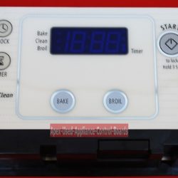 Part # W10114370 Whirlpool Oven Electronic Control Board (used, overlay very good)