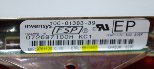 Part # 6610457 | 9761120 | Whirlpool Oven Control Board (overlay good - White)