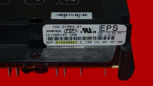 Part # WPW10348625 | W10348625 | Whirlpool Oven Control Board (overlay fair - Black)