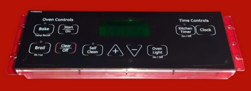 Part # WB27T10817 | 191D3776P008 | GE Oven Control Board (overlay fair - Black)