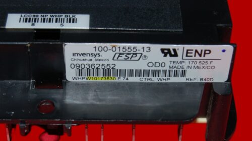 Part # WPW10271747 | W10173530 | Whirlpool Oven Control Board (overlay good - Black)