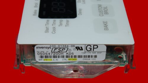 Part # WP6610450 | 6610450 | 9761113 | Whirlpool Gas Oven Control Board (overlay fair - White)