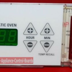 Part # 164D3147G008 GE Oven Electronic Control Board And Clock (used, overlay good)