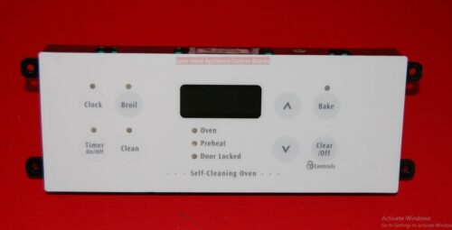Part # 316418204 Frigidaire Oven Electronic Control Board And Clock (used, overlay good)
