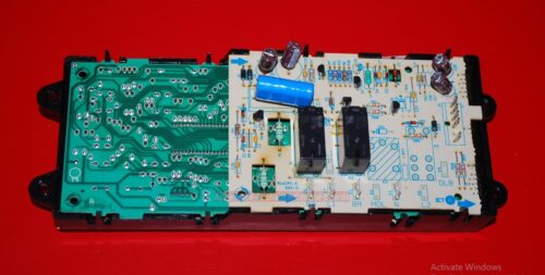 Part # 8507P073-60, WP5701M679-60 Maytag Oven Electronic Control Board And Clock (used, overlay fair - White)