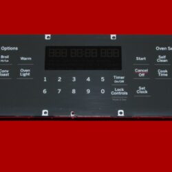 Part # WB27X33125 | 191D8545G059 | GE Oven Control Board (overlay good - Dark Gray)