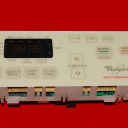 Whirlpool Oven Control Board 9760301 | 6610454 | OEM Used Tested (overlay fair - Yellow)