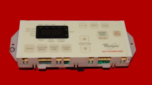 Whirlpool Oven Control Board 9760301 | 6610454 | OEM Used Tested (overlay fair - Yellow)