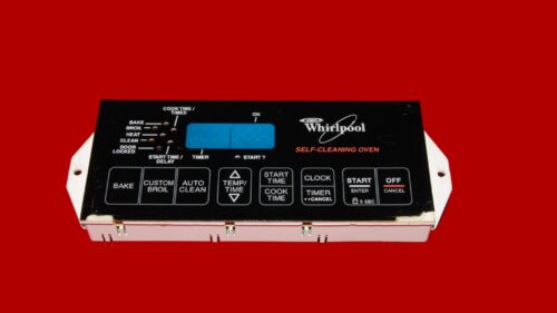 Whirlpool Oven Control Board 6610156 | 8053157 | OEM Used Tested (overlay fair - Black)