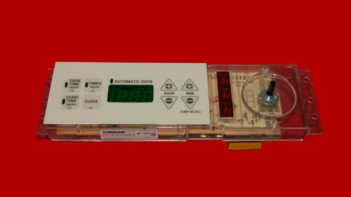 GE Oven Control Board 164D3147G008 | WB02T10008 OEM Used Tested (overlay good - Almond)
