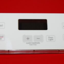 Part # WB27T11485, 164D8450G031 GE Oven Electronic Control Board (used, overlay fair - White)