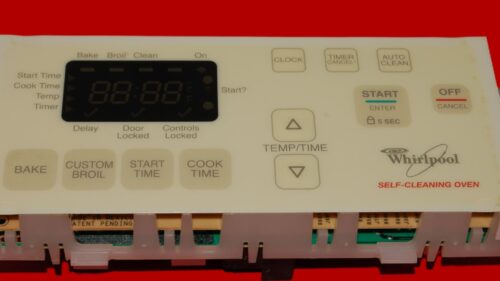 Whirlpool Oven Control Board 9760301 | 6610454 | OEM Used Tested (overlay fair - Yellow)