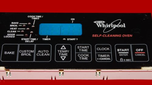 Whirlpool Oven Control Board 6610156 | 8053157 | OEM Used Tested (overlay fair - Black)
