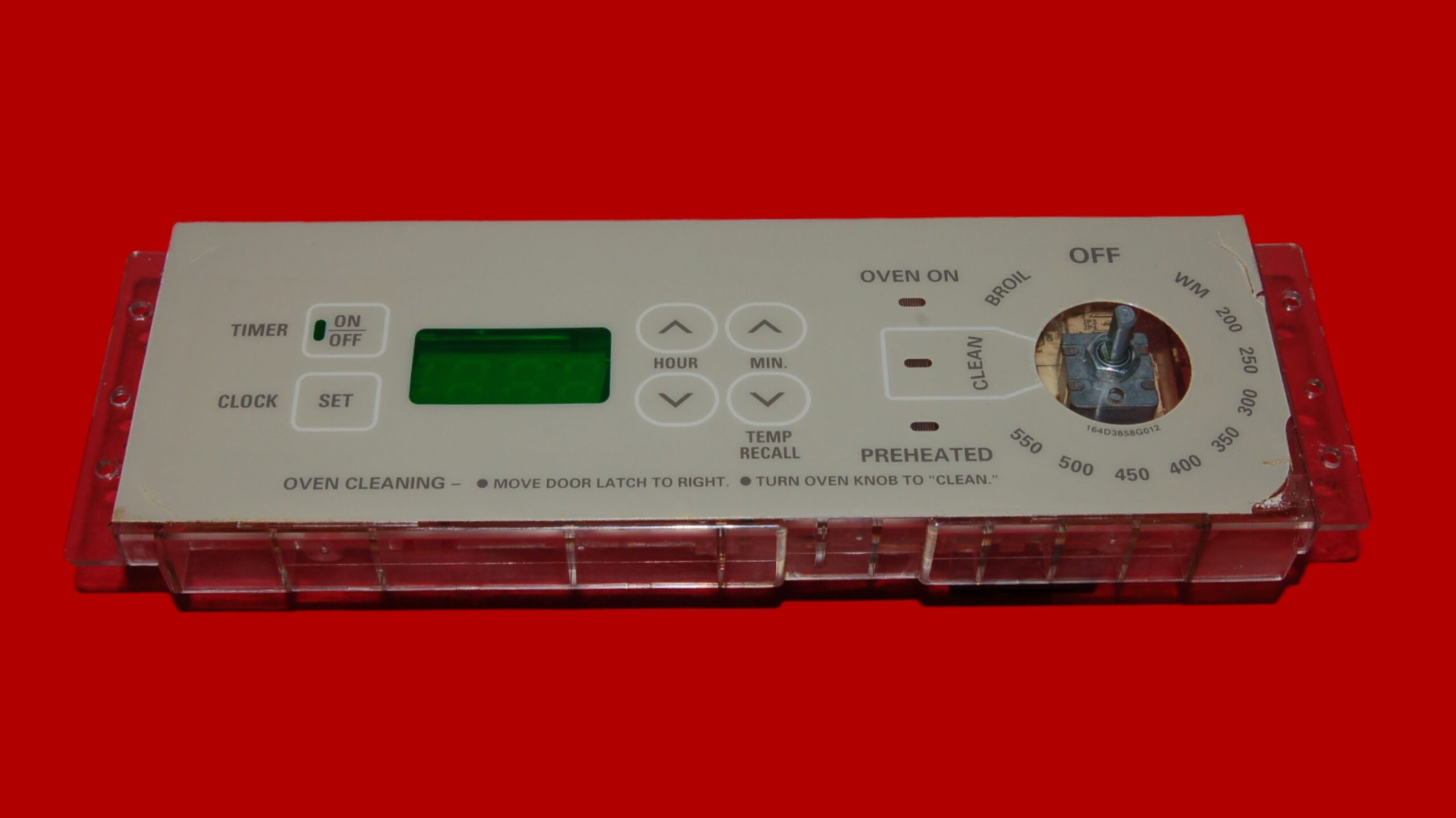 GE Oven Control Board WB27T10231 | 191D2818P003 | OEM Used Tested (overlay fair - Bisque)