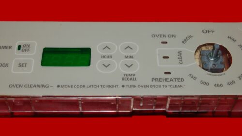 GE Oven Control Board WB27T10231 | 191D2818P003 | OEM Used Tested (overlay fair - Bisque)