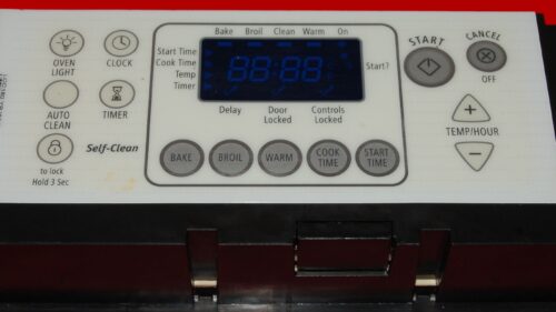 Whirlpool Oven Control Board W10114376 | W10831410 | OEM Used Tested (overlay fair - Yellow)