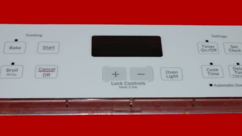 Part # WB27T11485 | 164D8450G031 | GE Oven Control Board (overlay fair - White)