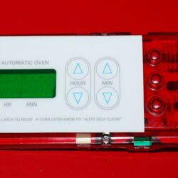 Part # WB27K5251, 191D1640P002 GE Oven Control Board And Clock (used, overlay fair)