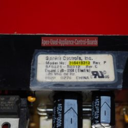 Part # 316418312 Kenmore Oven Electronic Control Board And Clock (used, overlay fair)