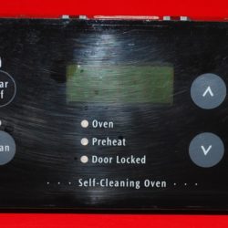 Part # 316207502 - Frigidaire Control Board (overlay poor - Black - Broken Mounting Tab)