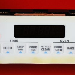 Part # WB12K0005 | 191D1001P005 - GE Gas Oven Control Board (used, overlay fair - Yellow)
