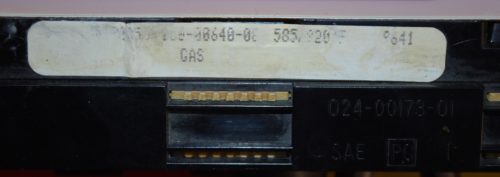 Part # WB12K0005 | 191D1001P005 - GE Gas Oven Control Board (used, overlay fair - Yellow)