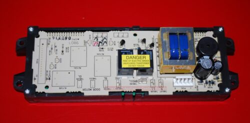 Part # 164D3260P003, WB27K10008 GE Gas Oven Electronic Control Board (used, overlay poor - Black)