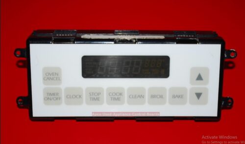 Part # 31-315570-07-0, Y0315570 Amana (Maytag) Oven Electronic Control Board (used, overlay fair - White)
